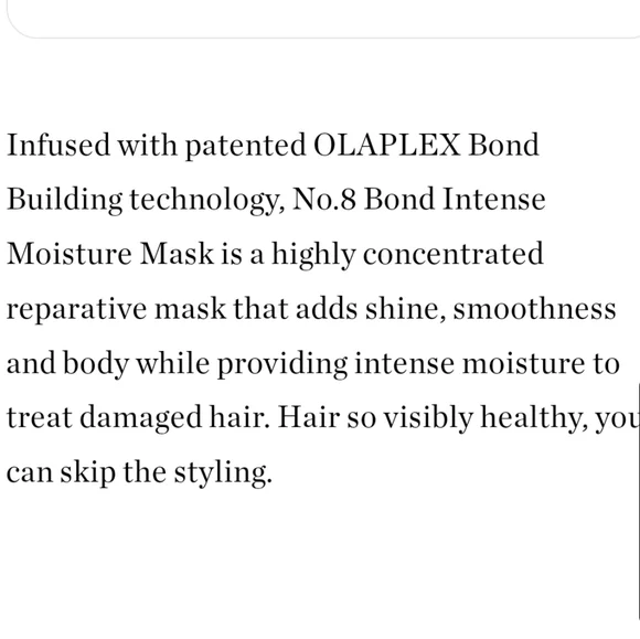🆕 Olaplex No°8 Bond Intense Moisture Mask